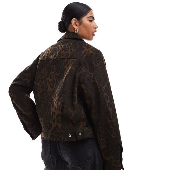 ASOS DESIGN leopard jacket - Picture 2 of 5
